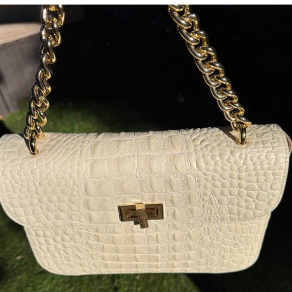 Croc Embossed Shoulder Bag - No Brand - Picture 1 of 9